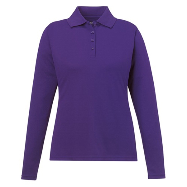 Core 365 Ladies’ Pinnacle Performance Long-Sleeve Pique Polo