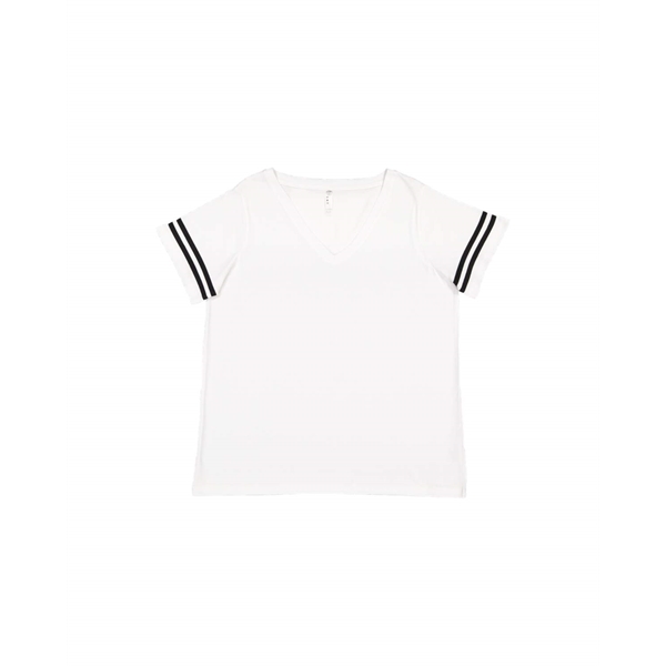 LAT Ladies’ Curvy Football T-Shirt