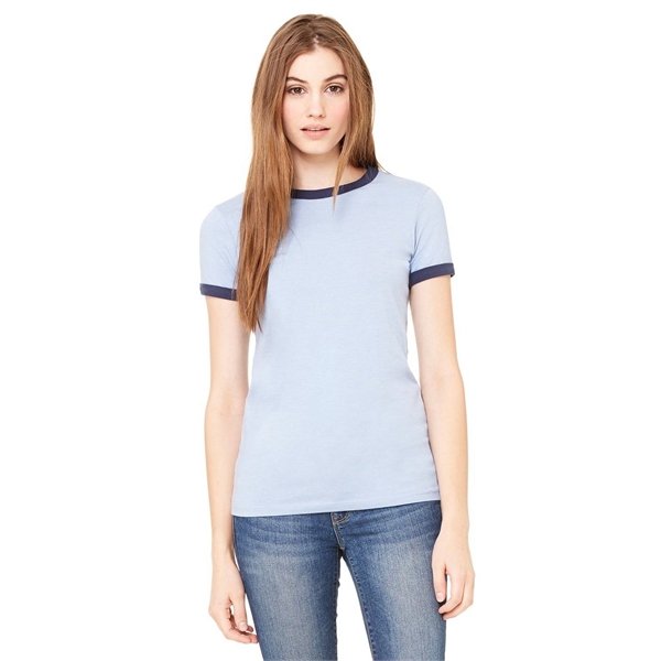 Bella+Canvas Ladies’ Jersey Short-Sleeve Ringer T-Shirt