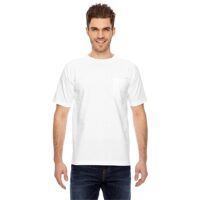 Bayside Adult 6.1 oz., 100% Cotton Pocket T-Shirt