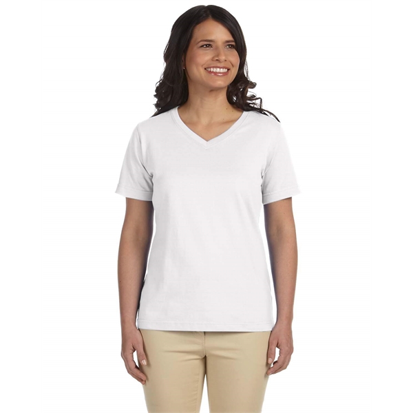 LAT Ladies’ Premium Jersey V-Neck T-Shirt