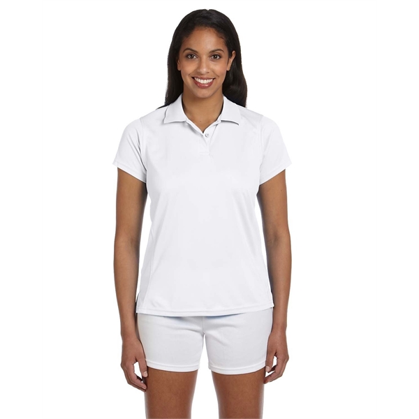 Harriton Ladies’ 4 oz. Polytech Polo