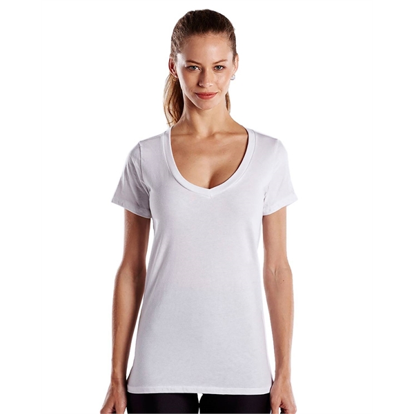 US Blanks Ladies’ Made in USA Short-Sleeve V-Neck T-Shirt