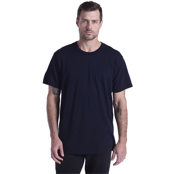 US Blanks Men’s Short-Sleeve Slub Crewneck T-Shirt Garmen…