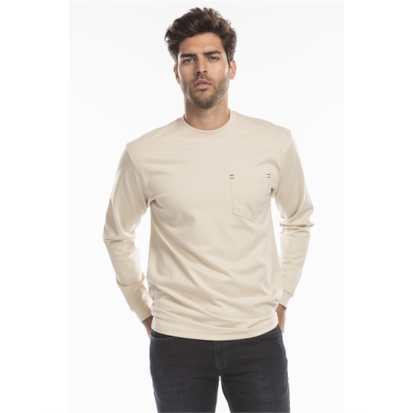 US Blanks Men’s Flame Resistant Long Sleeve Pocket T-Shirt