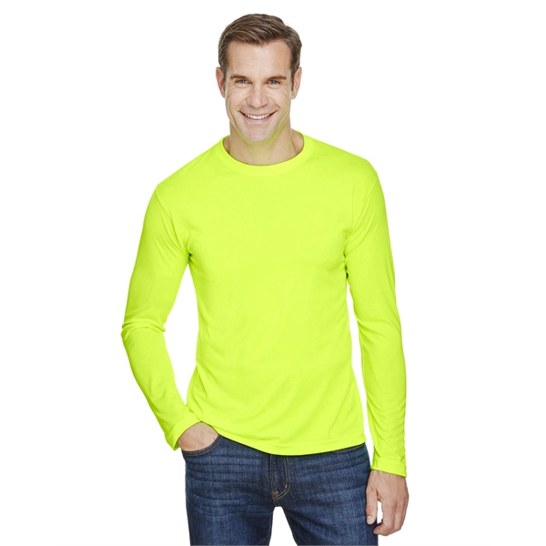 Bayside Unisex 4.5 oz., 100% Polyester Performance Long-S…