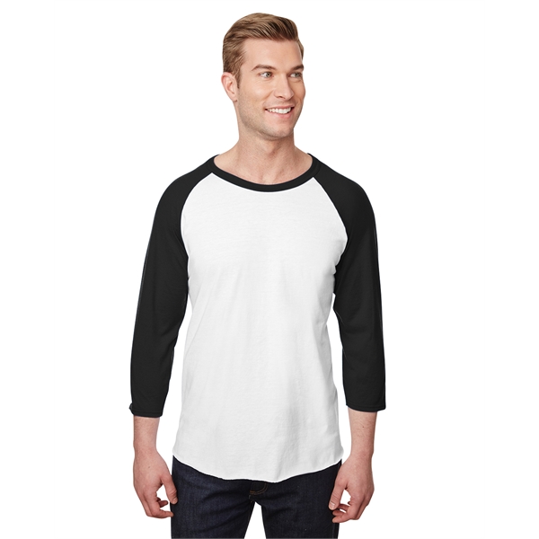 Jerzees Unisex Premium Blend Ring-Spun 3/4 Sleeve Raglan …