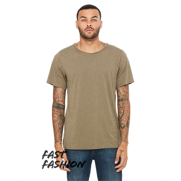Bella + Canvas FWD Fashion Unisex Triblend Raw Neck T-Shirt