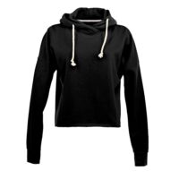 J America Ladies' Lounge Hi-Low Fleece Hoodie