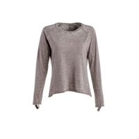 J America Ladies' Zen Jersey Hi-Low Long-Sleeve T-Shirt