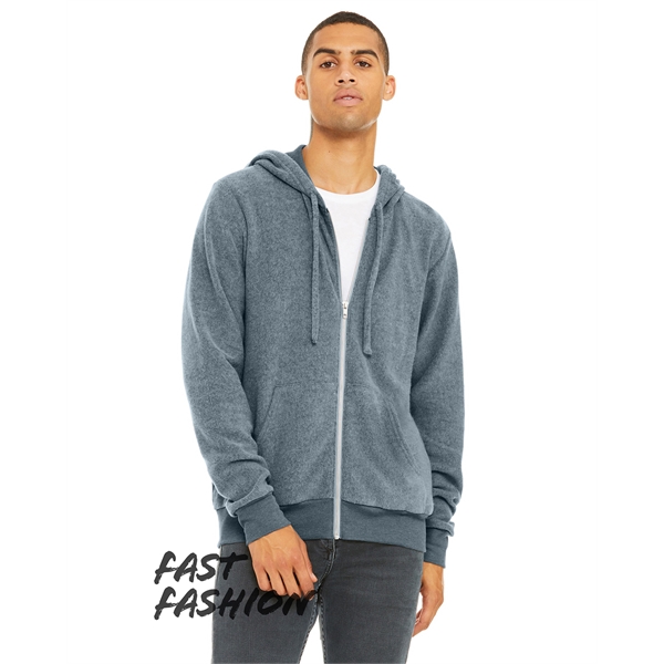 Bella + Canvas FWD Fashion Adult Sueded Fleece Full-Zip H…
