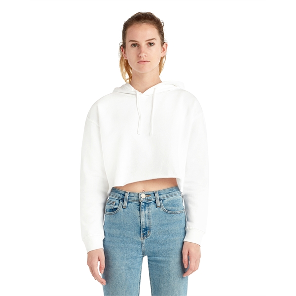 Ladies’ Cropped Fleece Hoodie