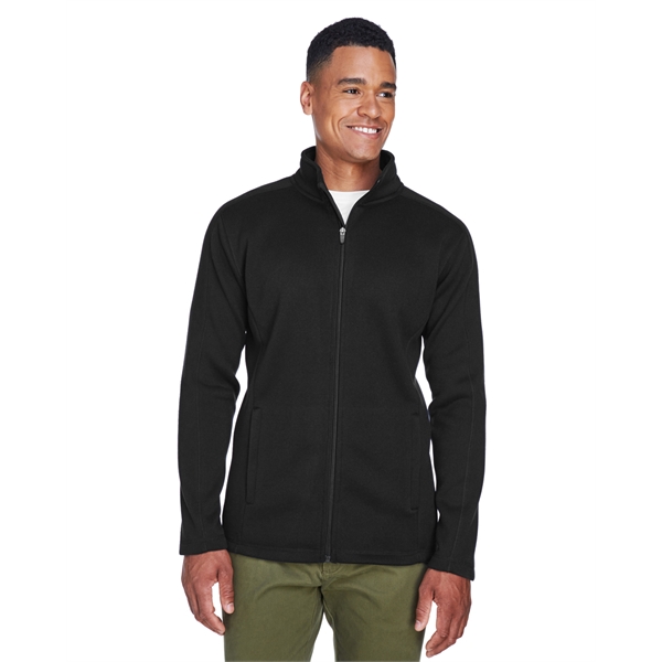 Devon & Jones Men’s Bristol Full-Zip Sweater Fleece Jacket