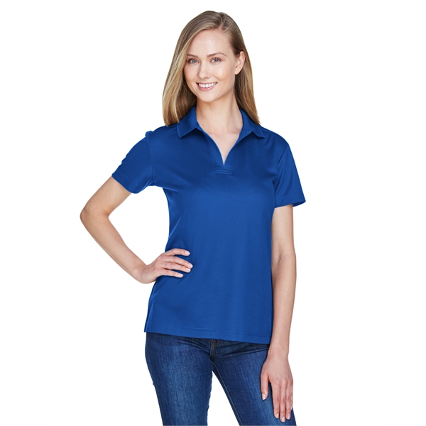 Devon & Jones CrownLux Performance™ Ladies’ Plaited Polo