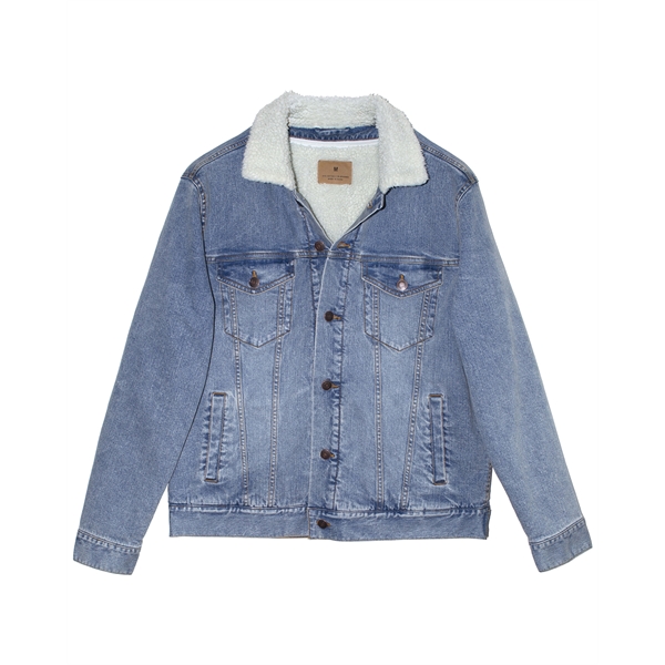 Unisex Sherpa-Lined Denim Jacket
