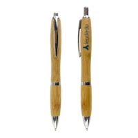 Curvy Bamboo Ballpoint Pen