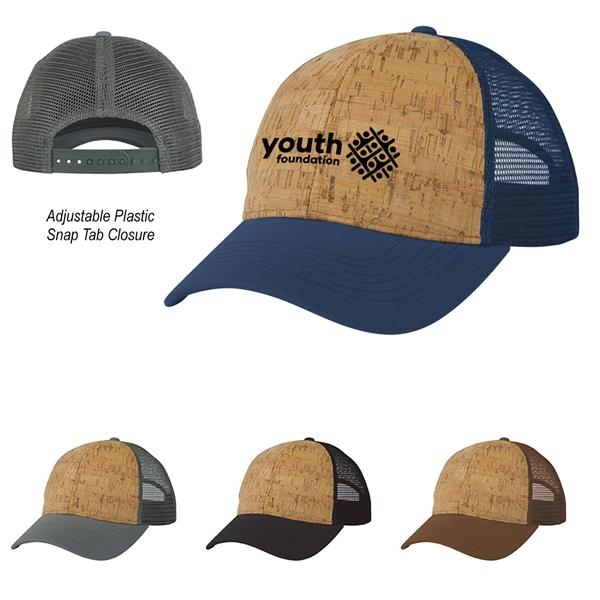 Eco-Friendly Cork Made Mesh Cap