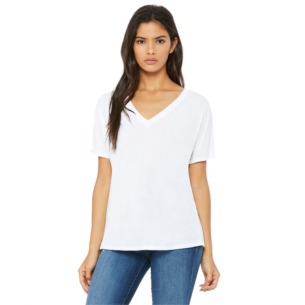 Bella+Canvas Ladies’ Slouchy V-Neck T-Shirt