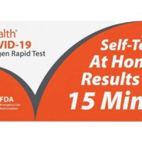 iHealth COVID-19 At-Home Covid Self Test Kit (2 Tests), at-home covid test, 15 Minute Results