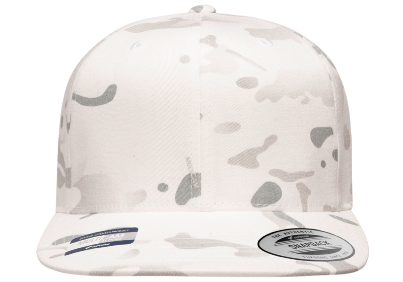 Flexfit Yupoong YP Classics Premium Multicam Camo Flat Bill Snapback Hats - 6089MC - Image 8