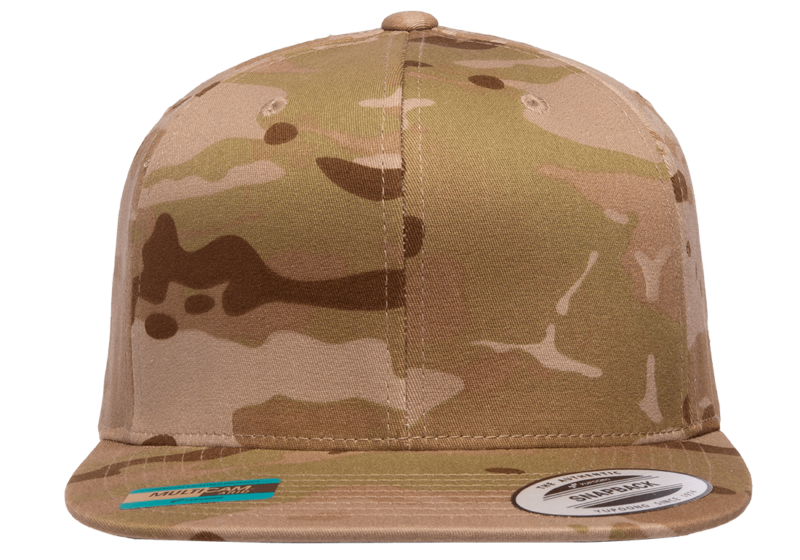 Flexfit Yupoong YP Classics Premium Multicam Camo Flat Bill Snapback Hats - 6089MC - Image 11