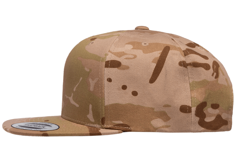 Flexfit Yupoong YP Classics Premium Multicam Camo Flat Bill Snapback Hats - 6089MC - Image 12