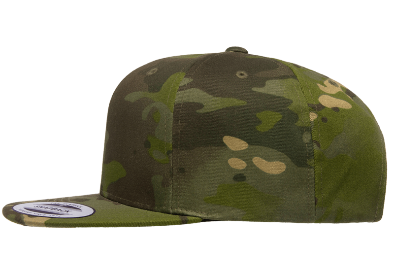 Flexfit Yupoong YP Classics Premium Multicam Camo Flat Bill Snapback Hats - 6089MC - Image 16