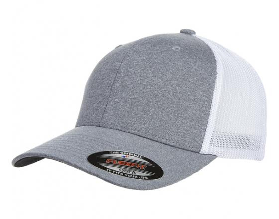 Flexfit Yupoong Fitted Melange Mesh Trucker Hats – 6311