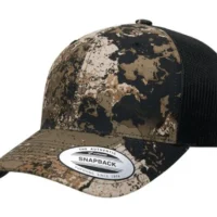 Flexfit Yupoong YP Classics Veil Camo Retro Trucker Hats - 6606VC