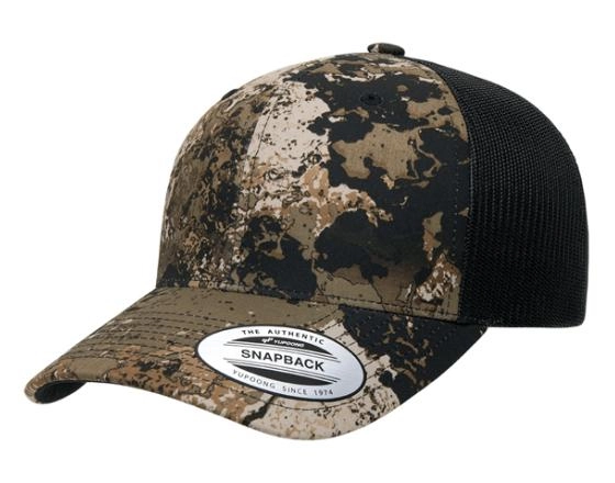 Flexfit Yupoong YP Classics Veil Camo Retro Trucker Hats – 6606VC