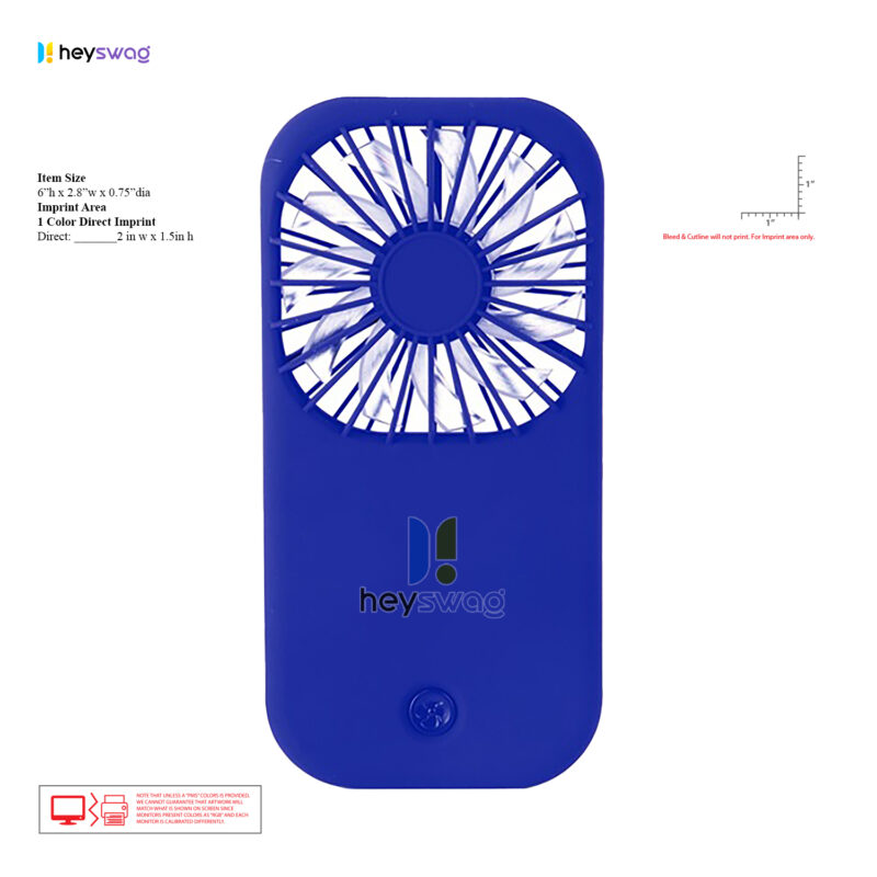 Hand-Held Matte Finish Portable Fan - Image 8