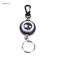 Swivel Carabiner Badge Reel W/ Keyring Attachment