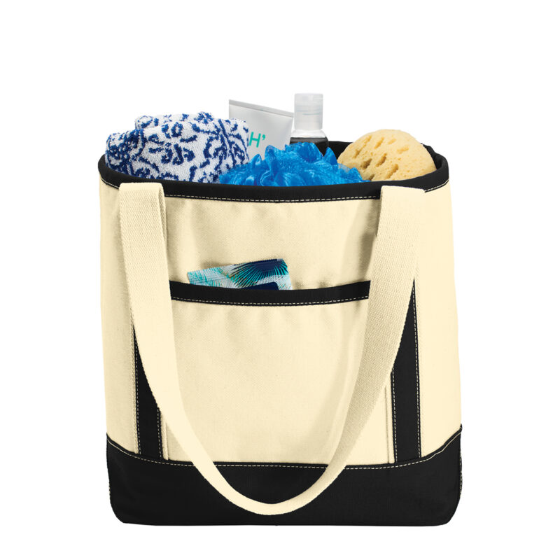 Port Authority® Medium Cotton Canvas Boat Tote - Image 3