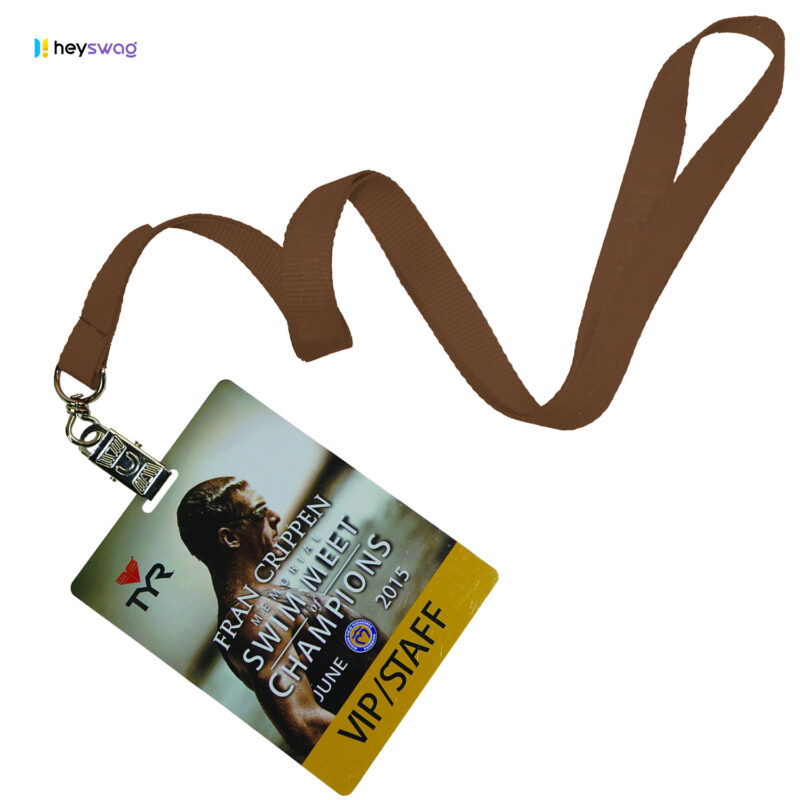 5/8 Inch Polyester Lanyards W/ PVC Card - Image 3