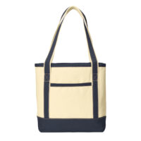 Port Authority® Medium Cotton Canvas Boat Tote