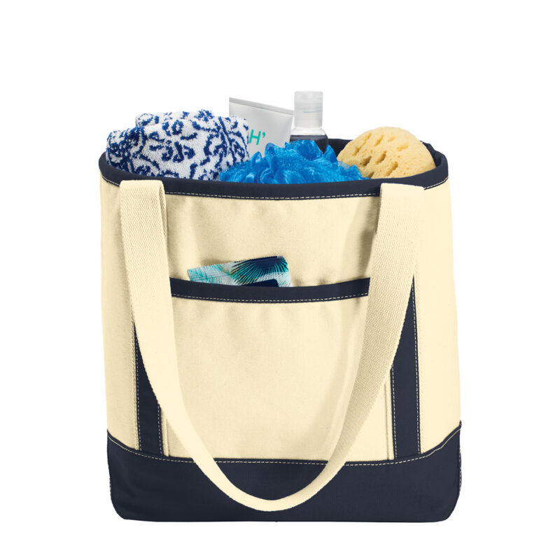 Port Authority® Medium Cotton Canvas Boat Tote - Image 6