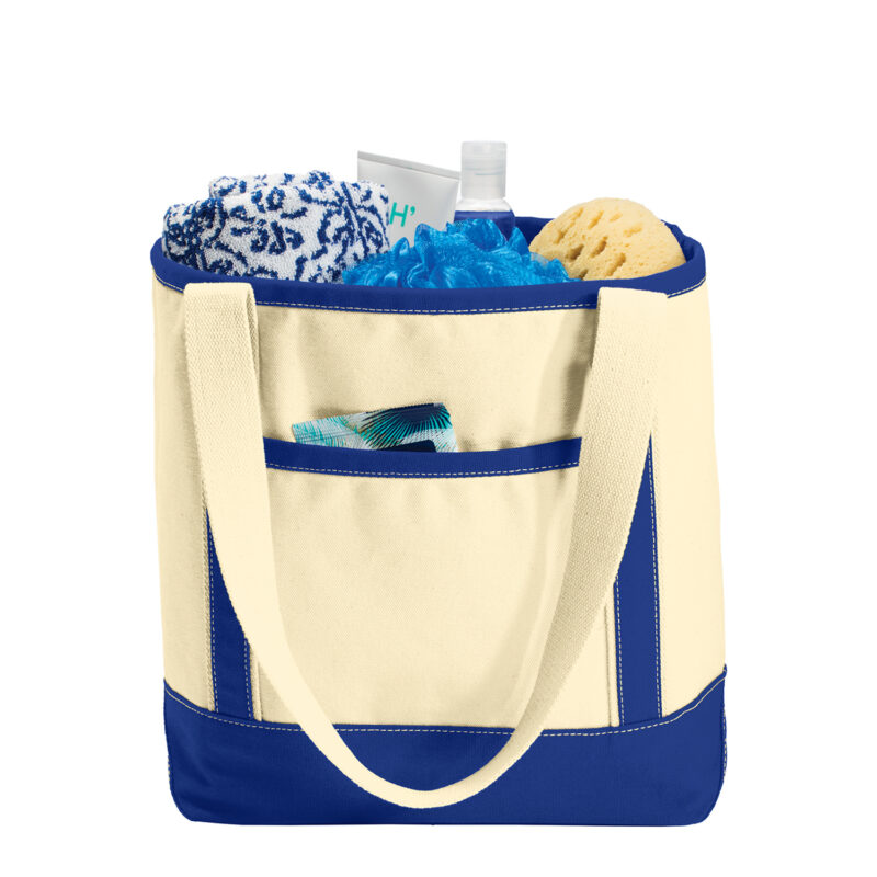 Port Authority® Medium Cotton Canvas Boat Tote - Image 8