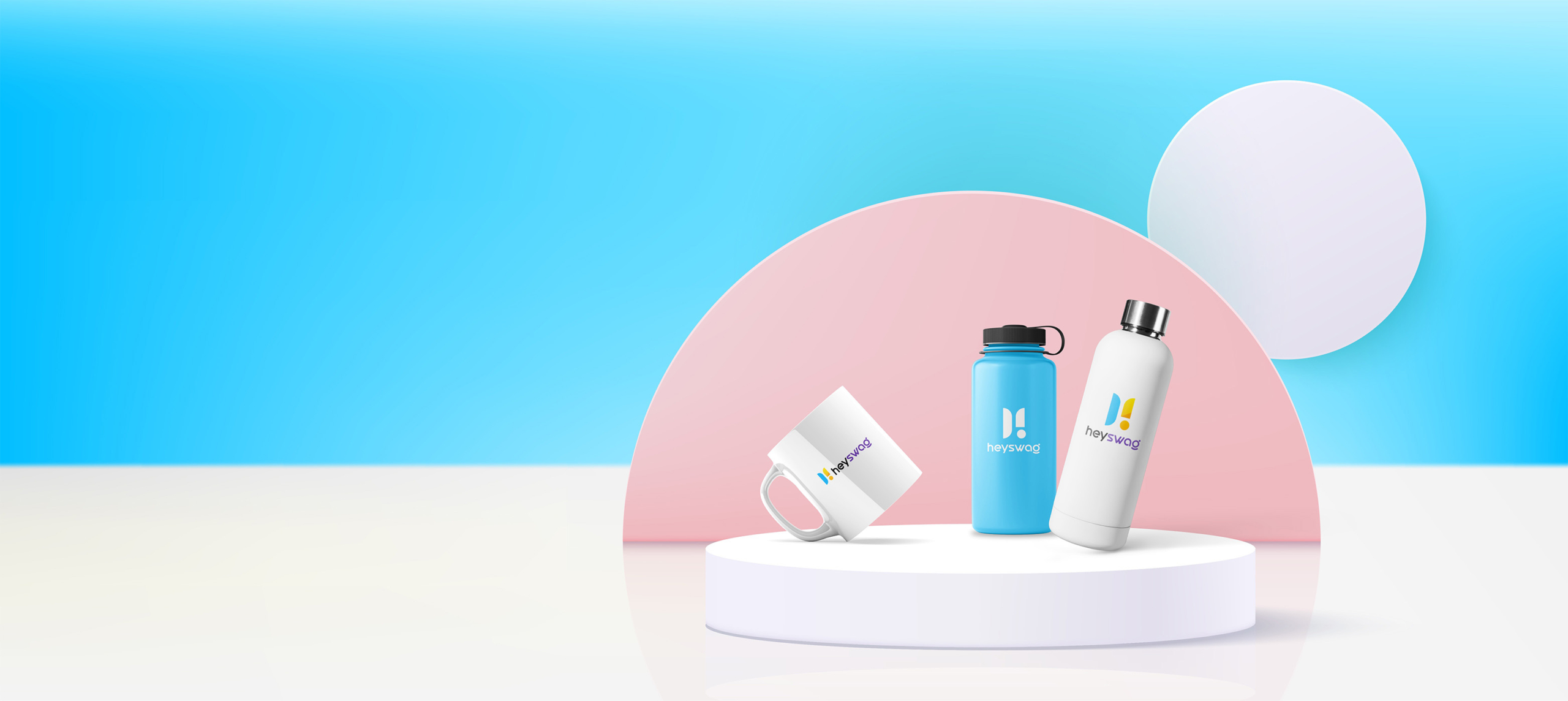 Because swag looks <br>better with your<br> brand on it!