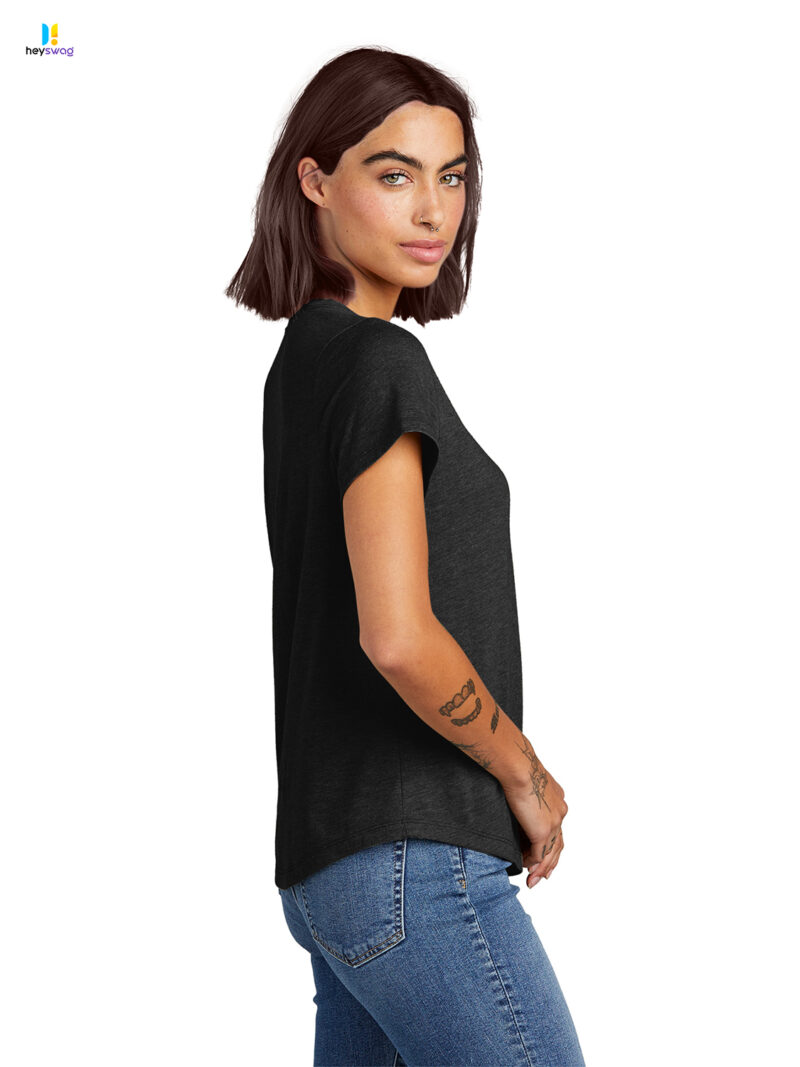 Allmade® Women’s Relaxed Tri-Blend Scoop Neck Tee - Image 25