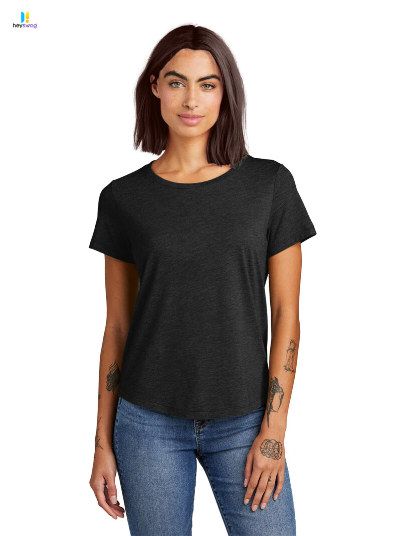 Allmade® Women’s Relaxed Tri-Blend Scoop Neck Tee - Image 23
