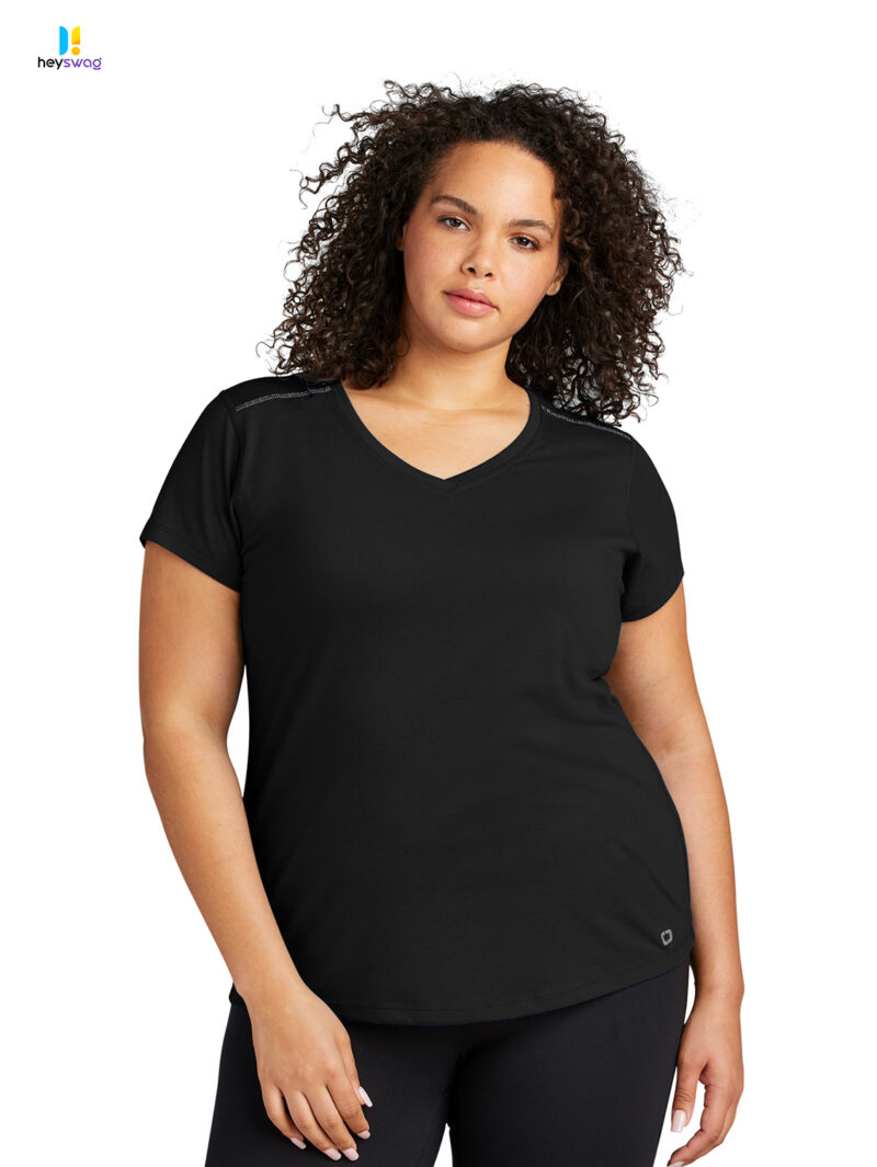 OGIO ® Ladies Peak V-Neck Tee - Image 3