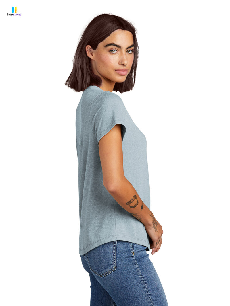 Allmade® Women’s Relaxed Tri-Blend Scoop Neck Tee - Image 9