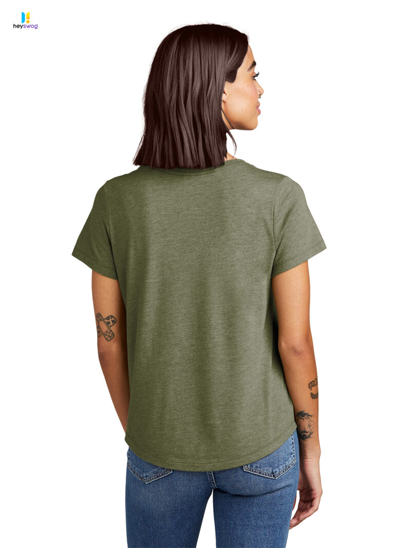 Allmade® Women’s Relaxed Tri-Blend Scoop Neck Tee - Image 18