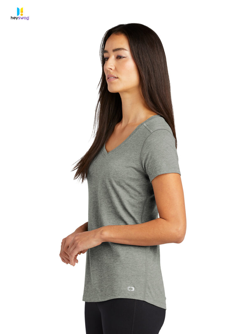 OGIO ® Ladies Peak V-Neck Tee - Image 18