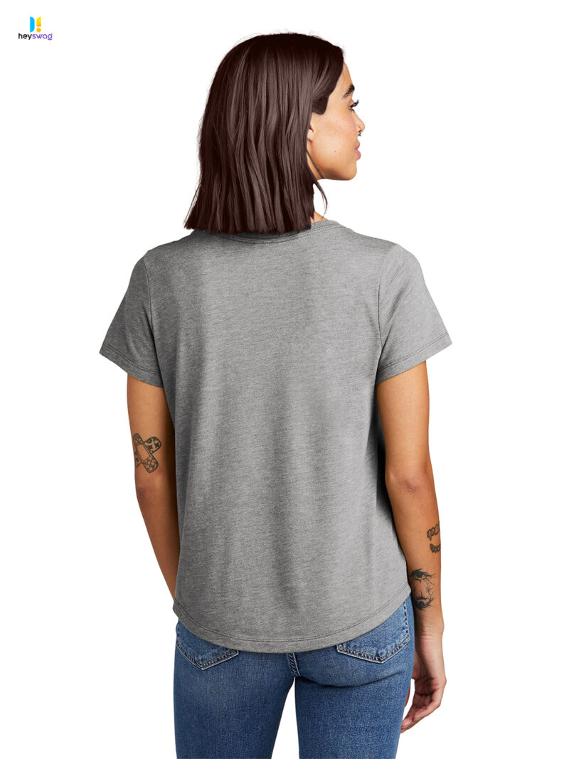 Allmade® Women’s Relaxed Tri-Blend Scoop Neck Tee - Image 4