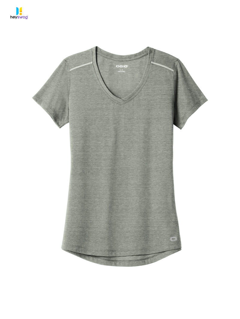 OGIO ® Ladies Peak V-Neck Tee - Image 13