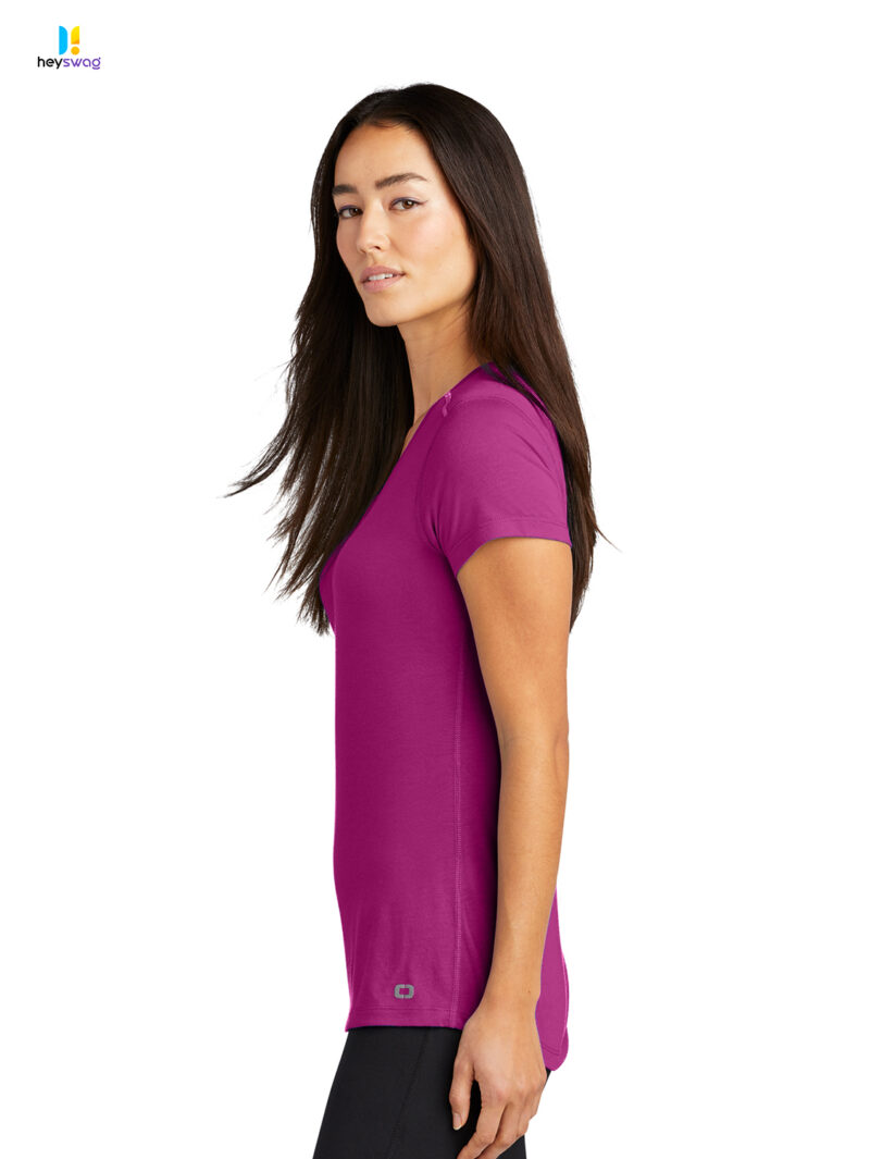 OGIO ® Ladies Peak V-Neck Tee - Image 20