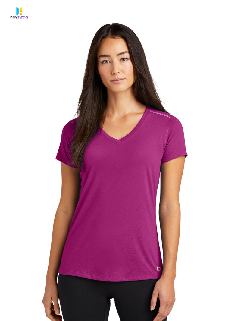 OGIO ® Ladies Peak V-Neck Tee - Image 22