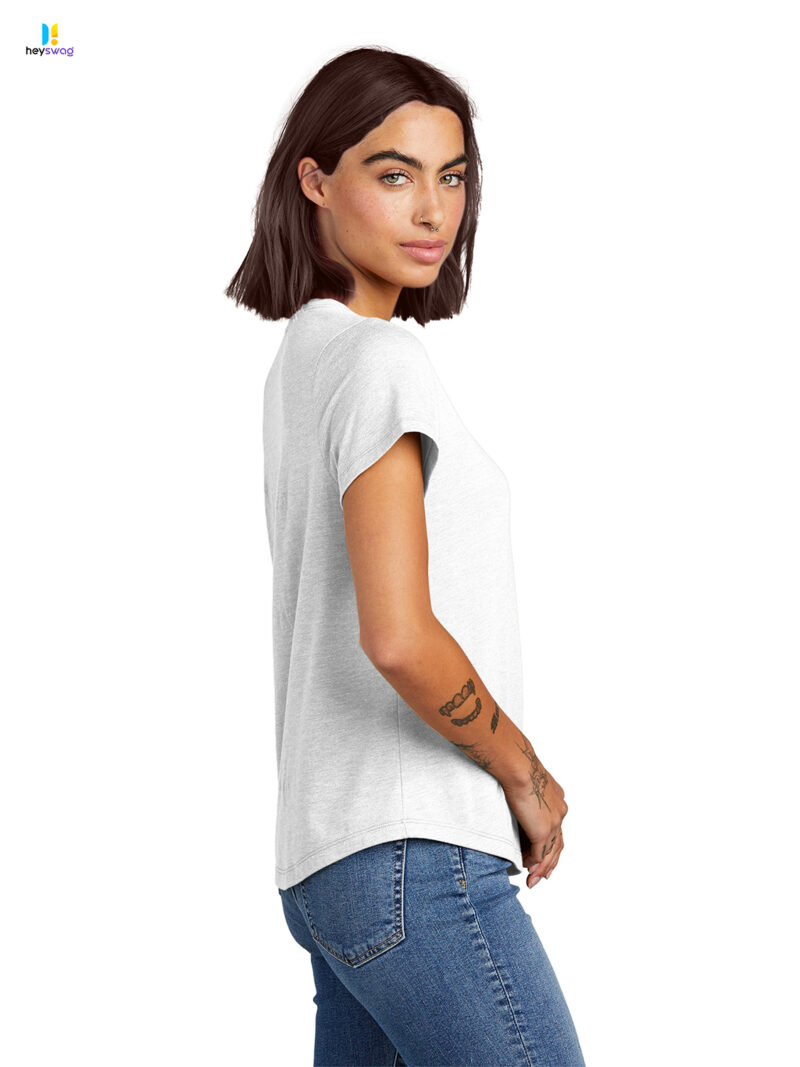 Allmade® Women’s Relaxed Tri-Blend Scoop Neck Tee - Image 15