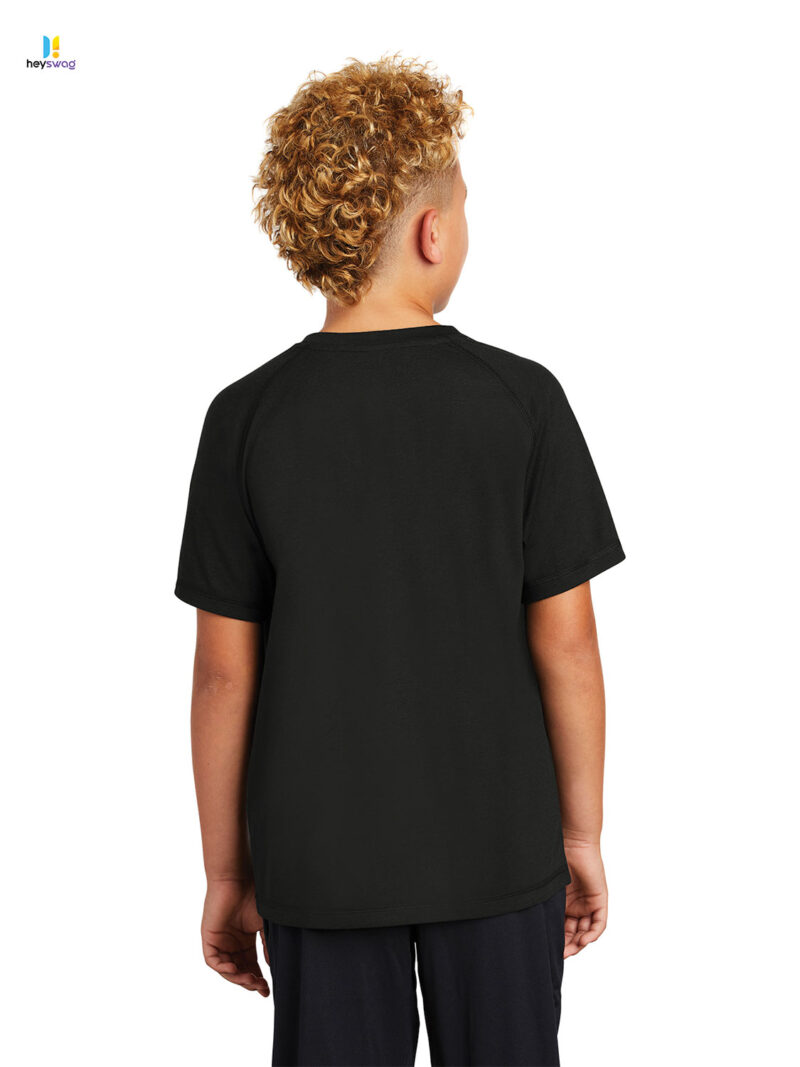 Sport-Tek ® Youth PosiCharge ® Tri-Blend Wicking Raglan Tee - Image 3